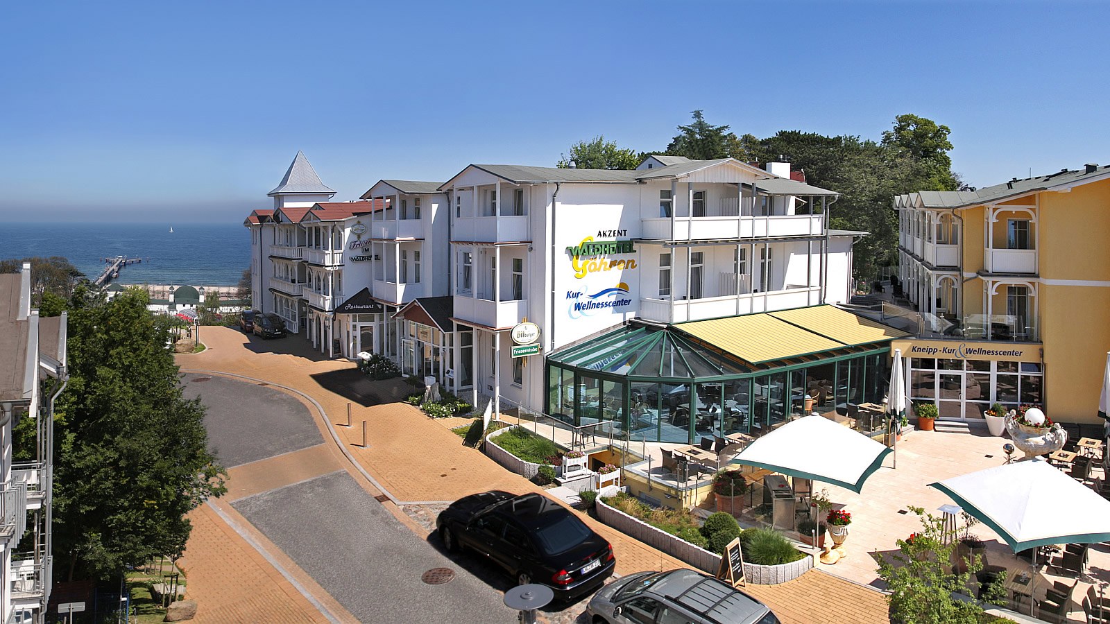 Gesundheitsreise mit Zuschuss Ihrer Krankenkasse nach Ostseebad Göhren auf Rügen. Foto 1 zeigt eine Impression von AKZENT Waldhotel oder seiner Umgebung.