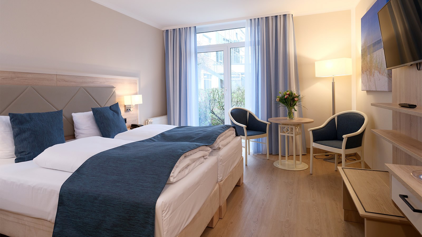 Gesundheitsreise mit Zuschuss Ihrer Krankenkasse nach Ostseebad Boltenhagen. Foto 12 zeigt eine Impression von Seehotel Großherzog v. Mecklenburg oder seiner Umgebung.