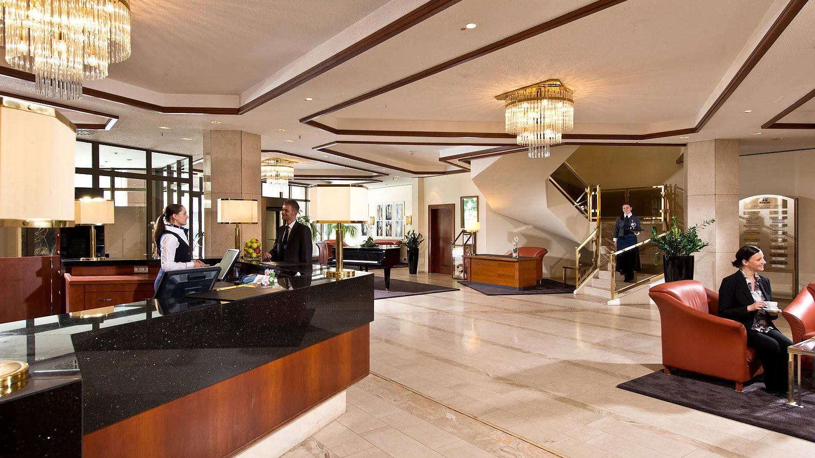 Gesundheitsreise mit Zuschuss Ihrer Krankenkasse nach Bad Homburg. Foto 5 zeigt eine Impression von Maritim Hotel oder seiner Umgebung.