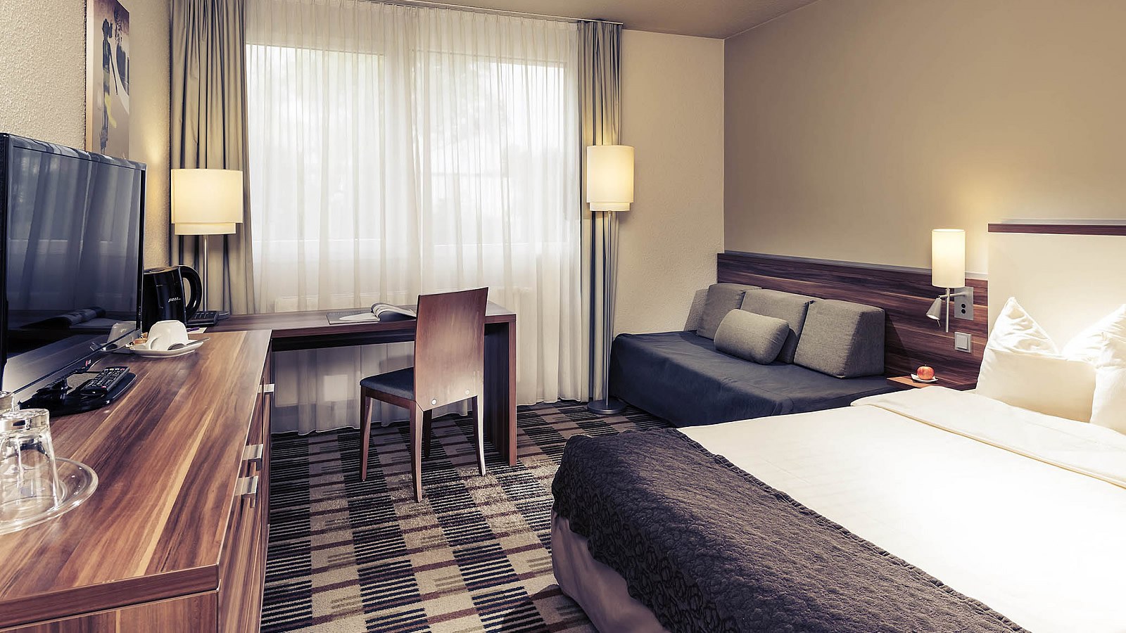 Gesundheitsreise mit Zuschuss Ihrer Krankenkasse nach Saarbrücken. Foto 5 zeigt eine Impression von Mercure Hotel Saarbrücken Süd oder seiner Umgebung.