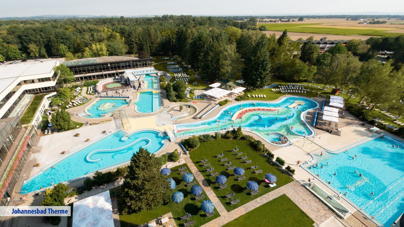 Gesundheitsreise mit Zuschuss Ihrer Krankenkasse nach Bad Füssing. Foto 1 zeigt eine Impression von Johannesbad Hotel Füssinger Hof oder seiner Umgebung.