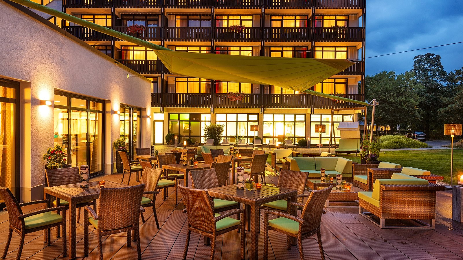 Gesundheitsreise mit Zuschuss Ihrer Krankenkasse nach Bad Füssing. Foto 4 zeigt eine Impression von Johannesbad Hotel Königshof oder seiner Umgebung.