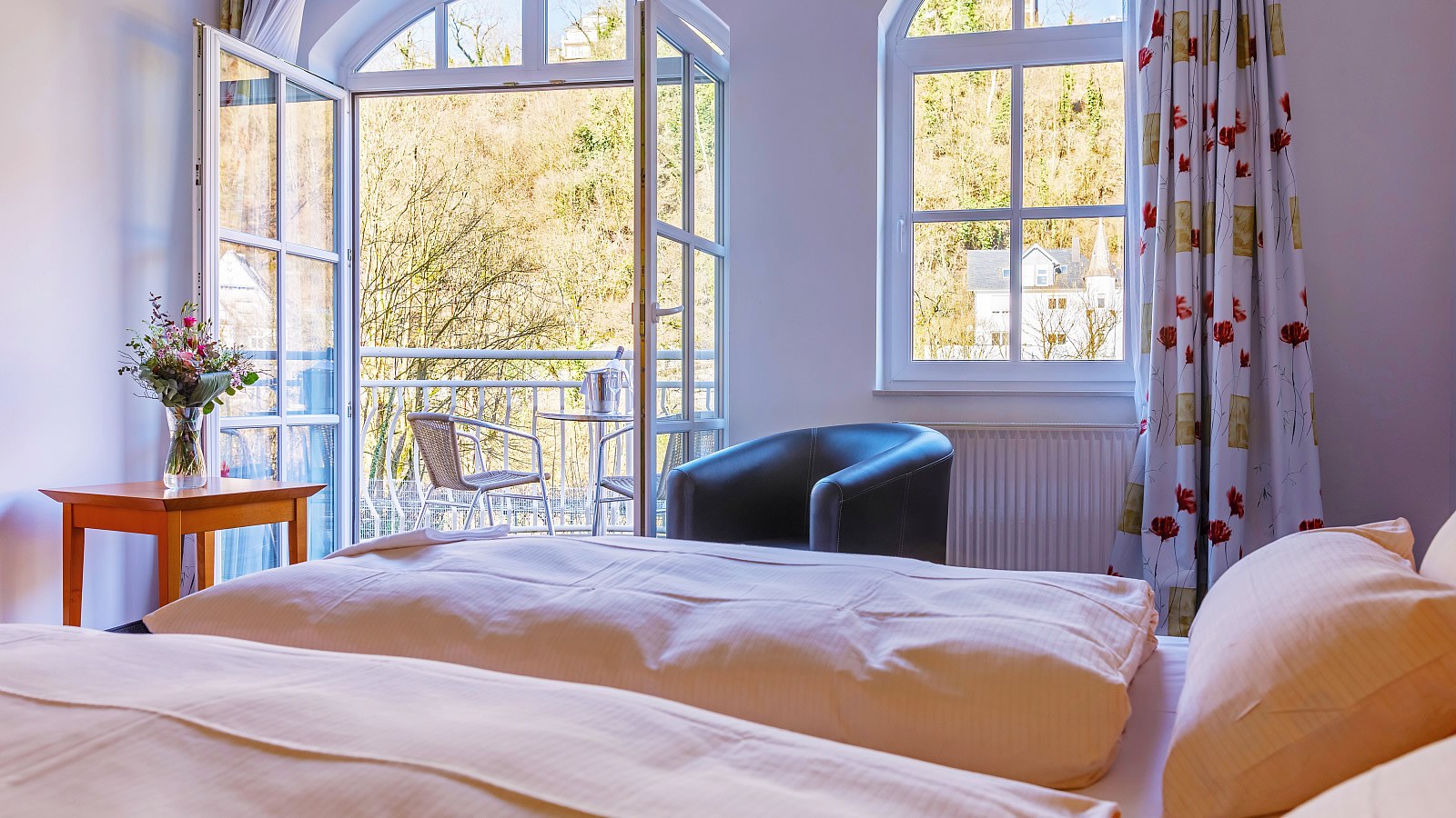 Gesundheitsreise mit Zuschuss Ihrer Krankenkasse nach Weilburg. Foto 18 zeigt eine Impression von Hotel Lahnschleife oder seiner Umgebung.