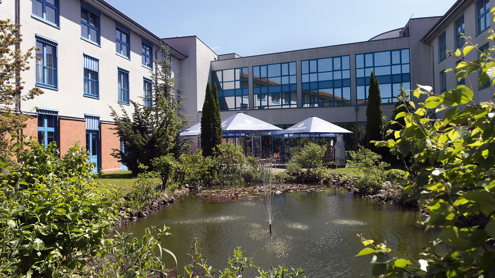 Gesundheitsreise mit Zuschuss Ihrer Krankenkasse nach Wismar. Foto 2 zeigt eine Impression von WYNDHAM GARDEN oder seiner Umgebung.